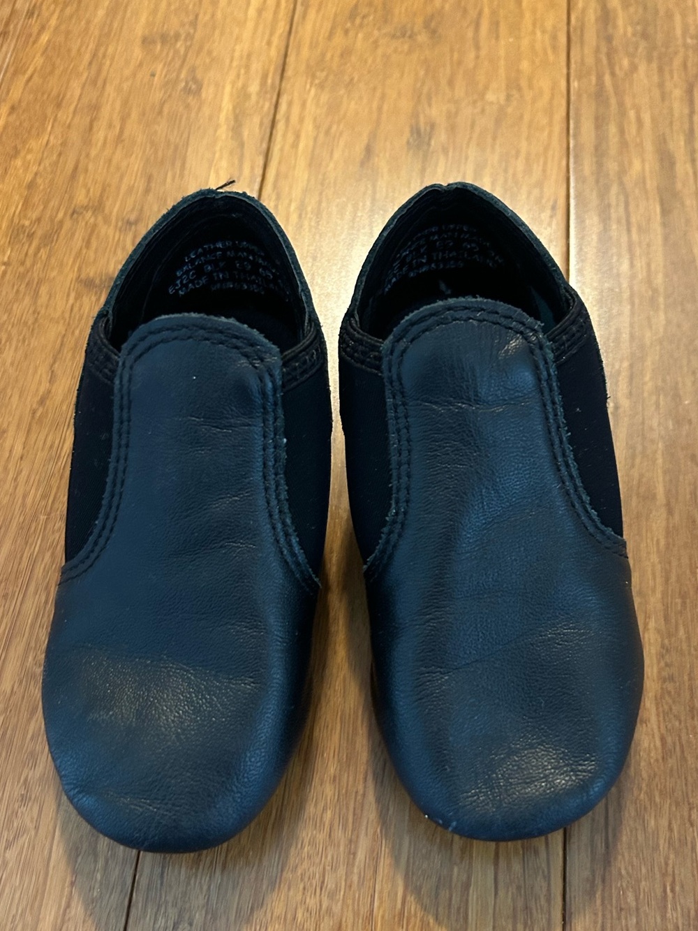 Capezio Black Kids Slip-On Jazz Dance Shoes